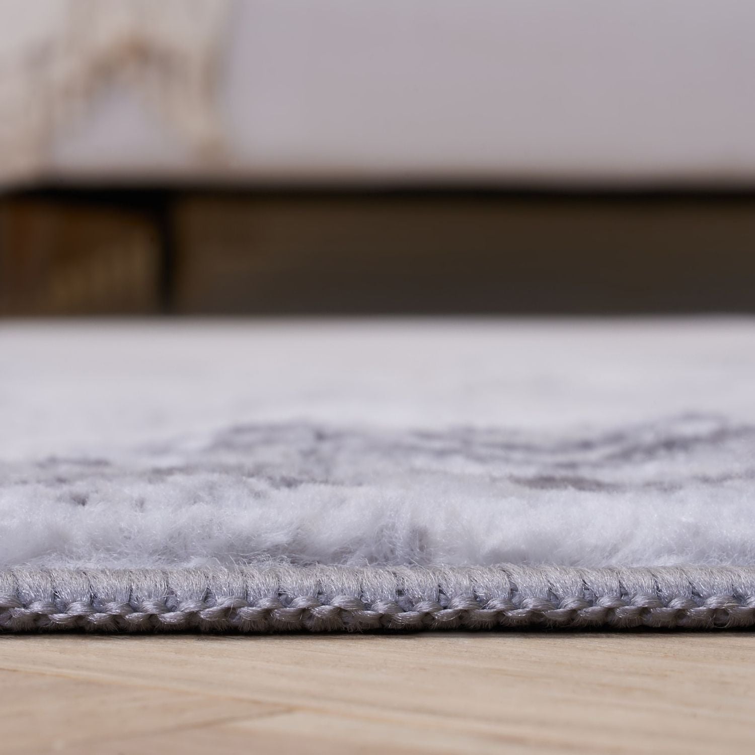Montana Vintage Grey Rug by The Rugs, 4050 Rug with textured pile and modern design, showcasing soft grey tones and intricate pattern.