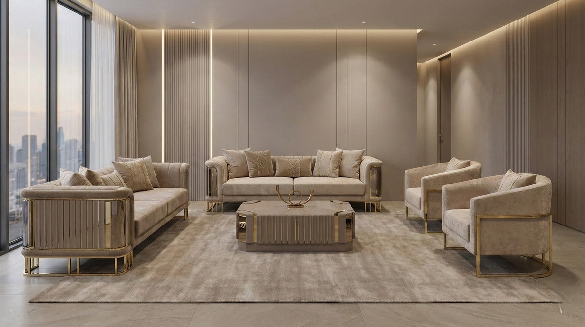 Luxori Sofa Set (SK) by Netline Interiors