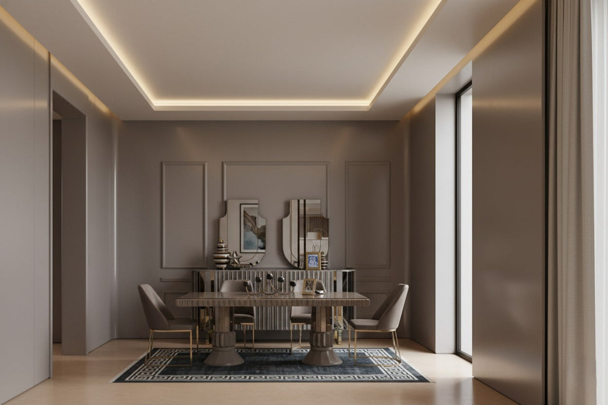 Luxori Dining Room (SK) by Netline Interiors