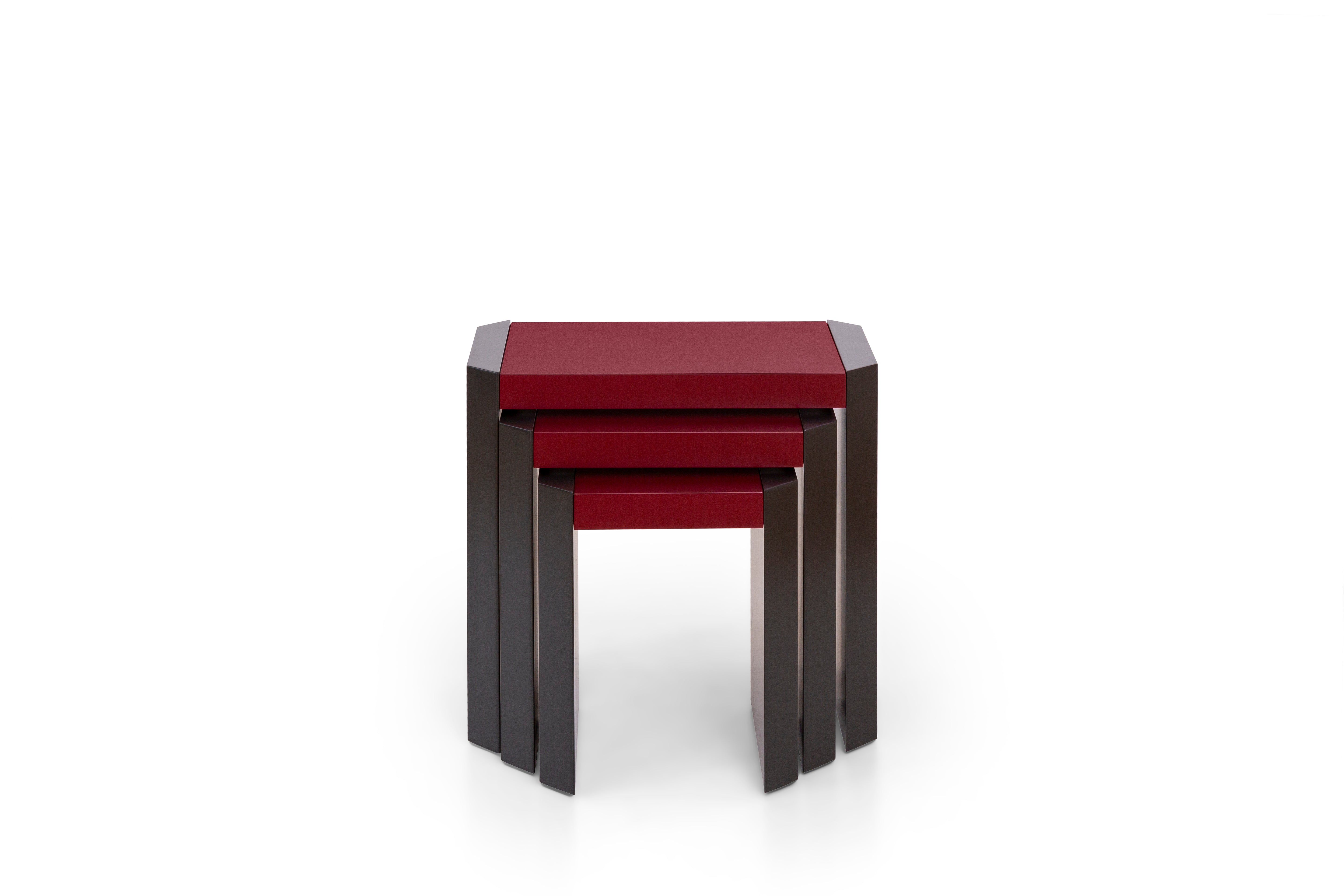 Porto Nesting Side Tables (3-piece) by Netline Interiors