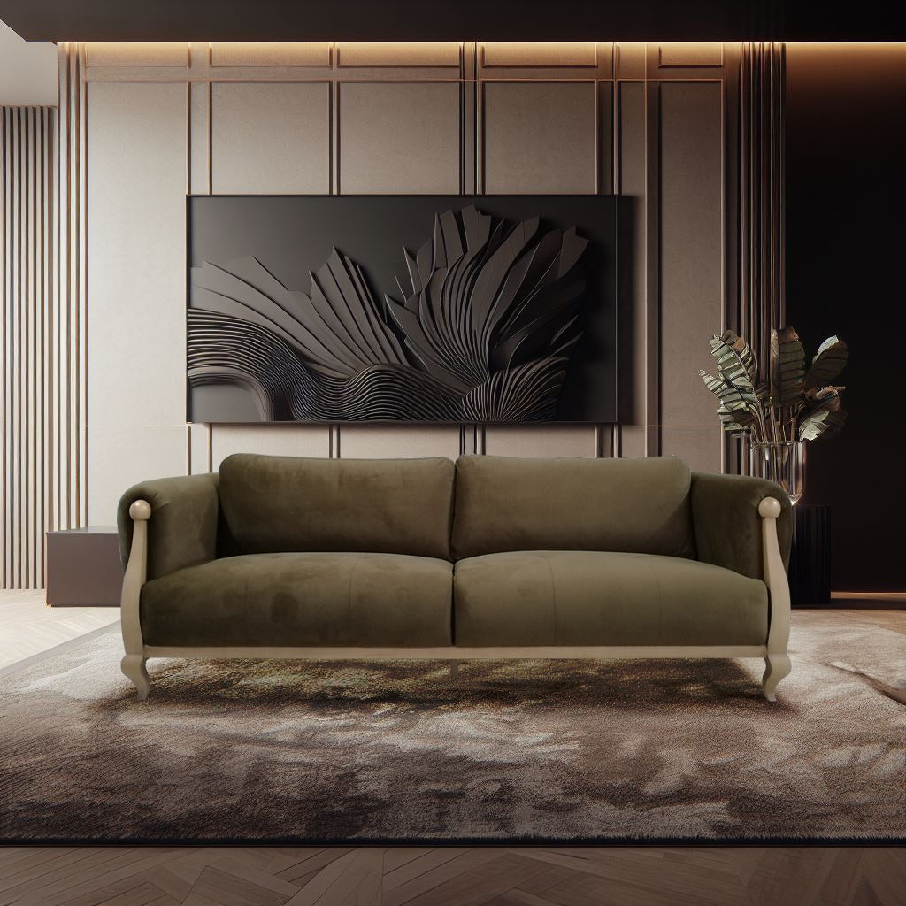 Netline Home Interior Palermo 3 Seater Sofa with stylish design and plush cushions for comfortable everyday seating.
