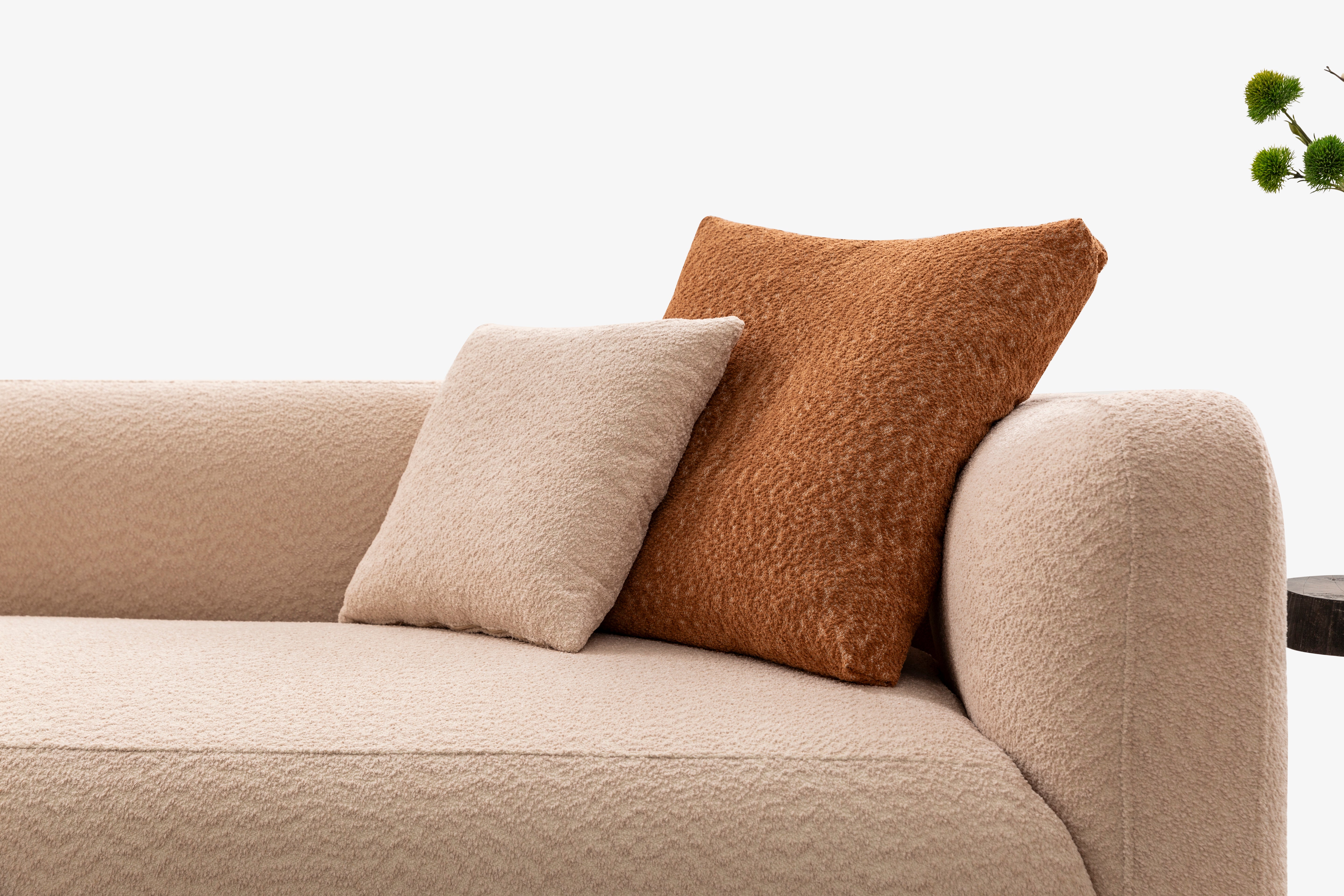 Lincoln 3 Seater Sofa by Netline Home Interior showing a stylish, comfortable fabric sofa with plush cushions and modern design.