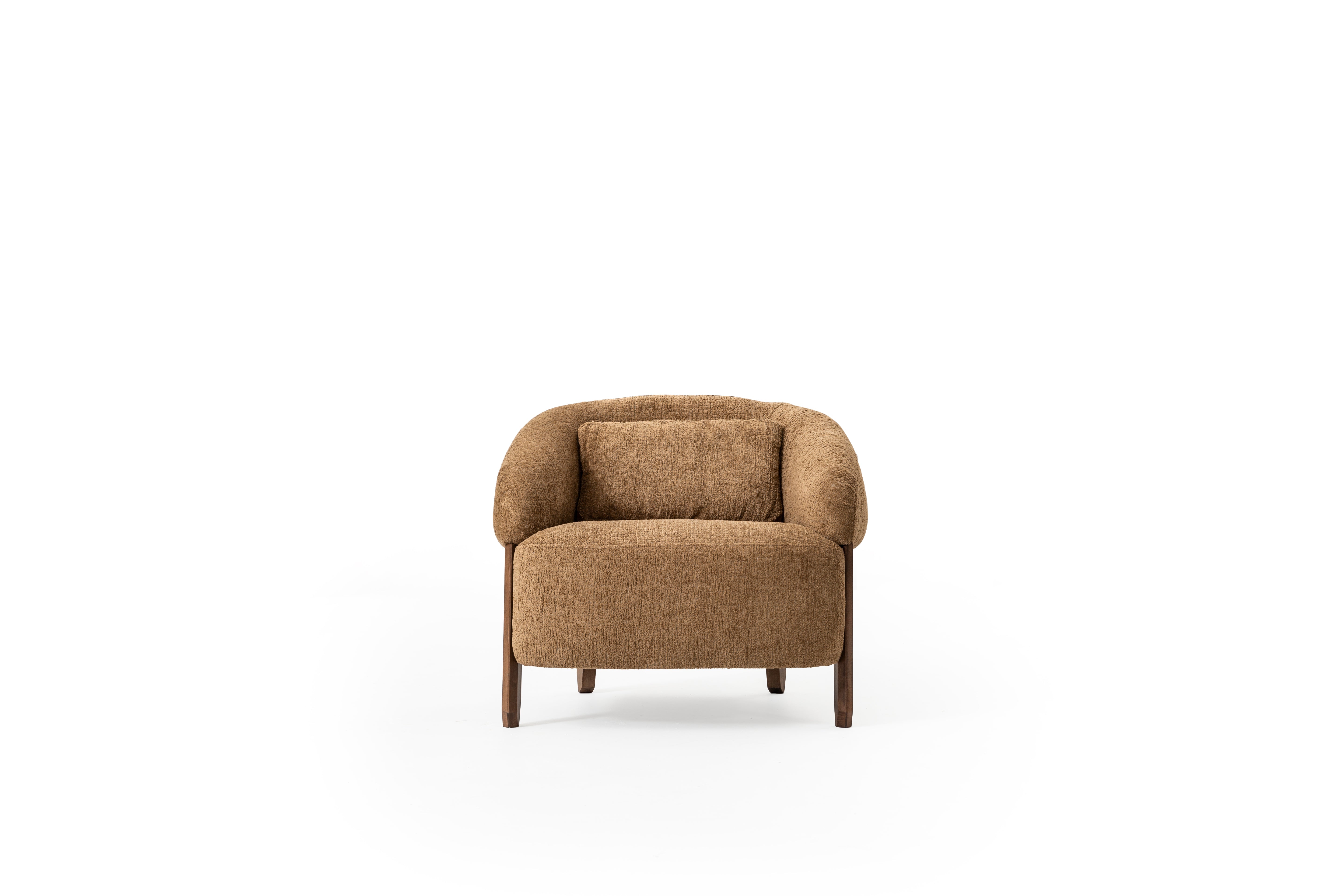 Netline Home Interior Rolex armchair with plush cushioning and modern design, perfect for comfortable accent seating in living rooms.
