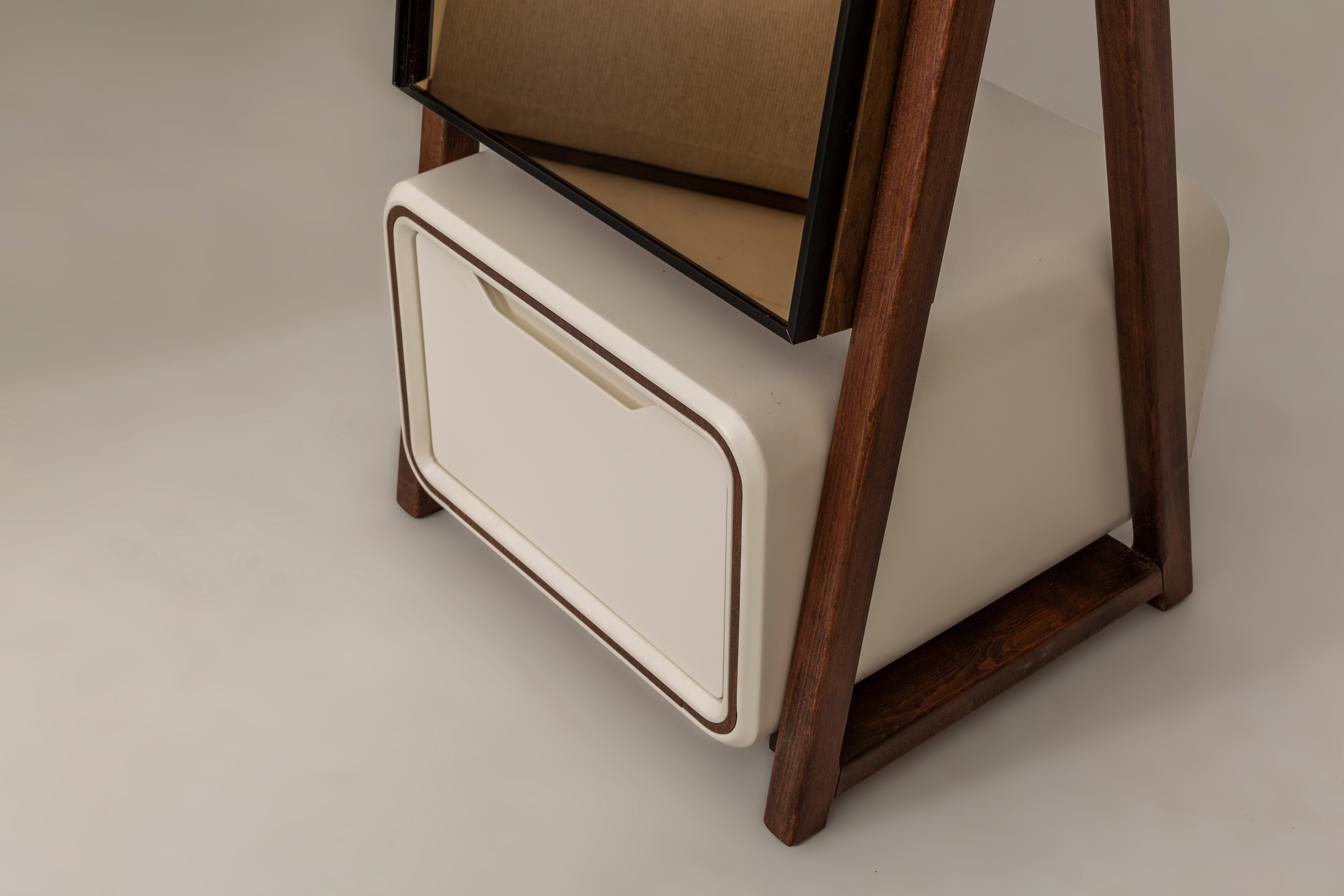 Cadillac bedroom set by Netline Home Interior includes a bed, nightstands, and dresser in a modern bedroom style.