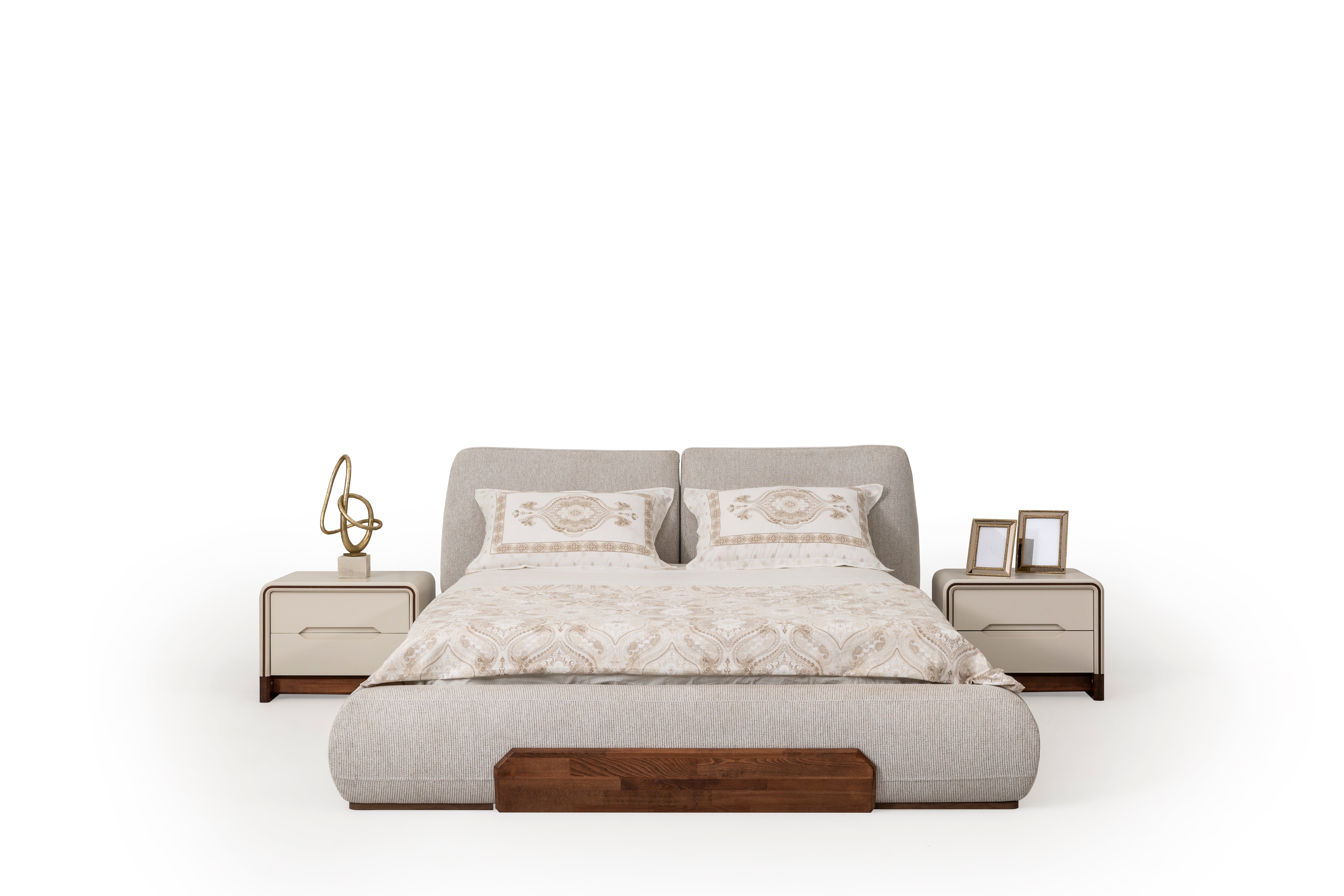 Cadillac bedroom set by Netline Home Interior featuring a bed, nightstands, and matching bedroom furniture in a stylish modern design.