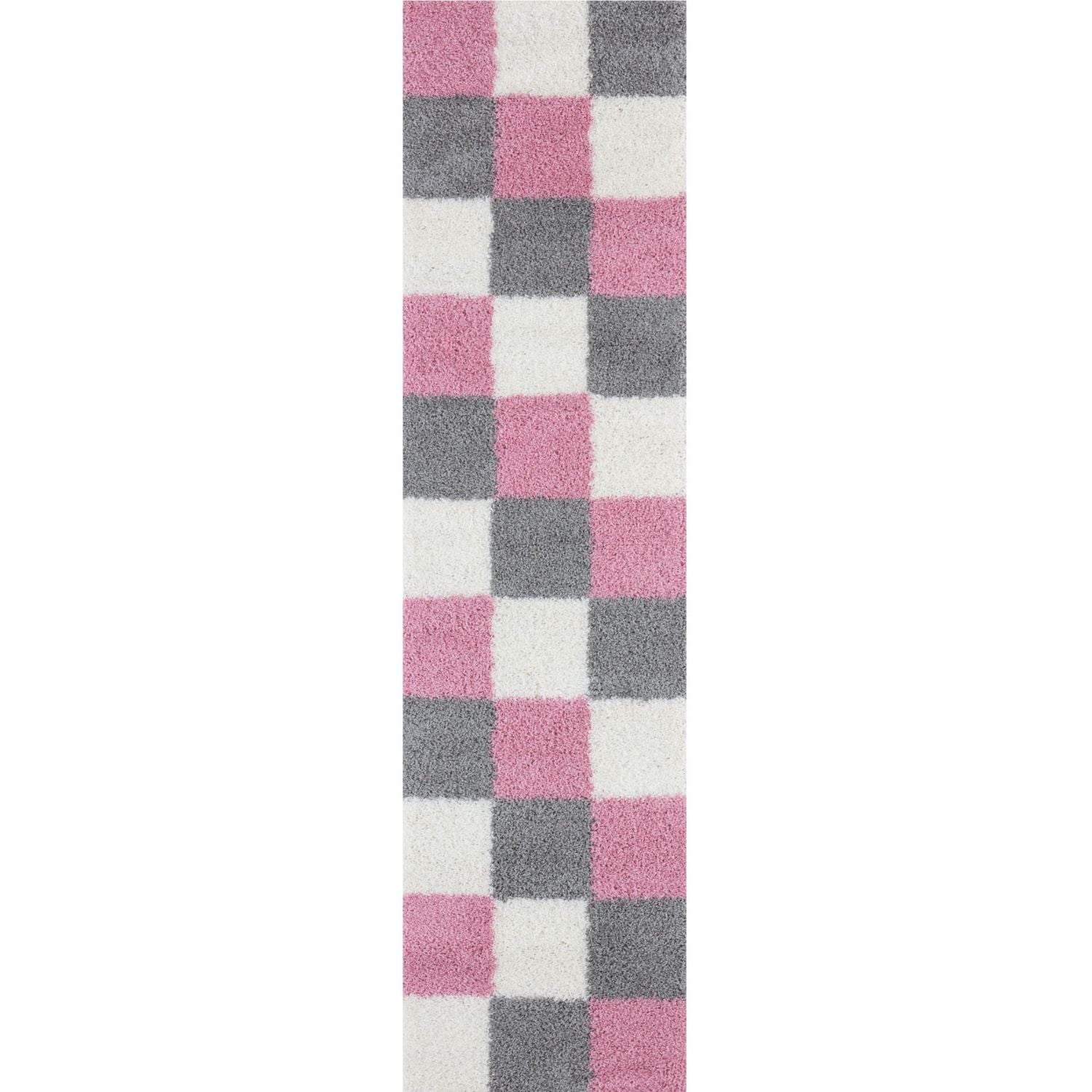 Myshaggy Geometric Pink Rug