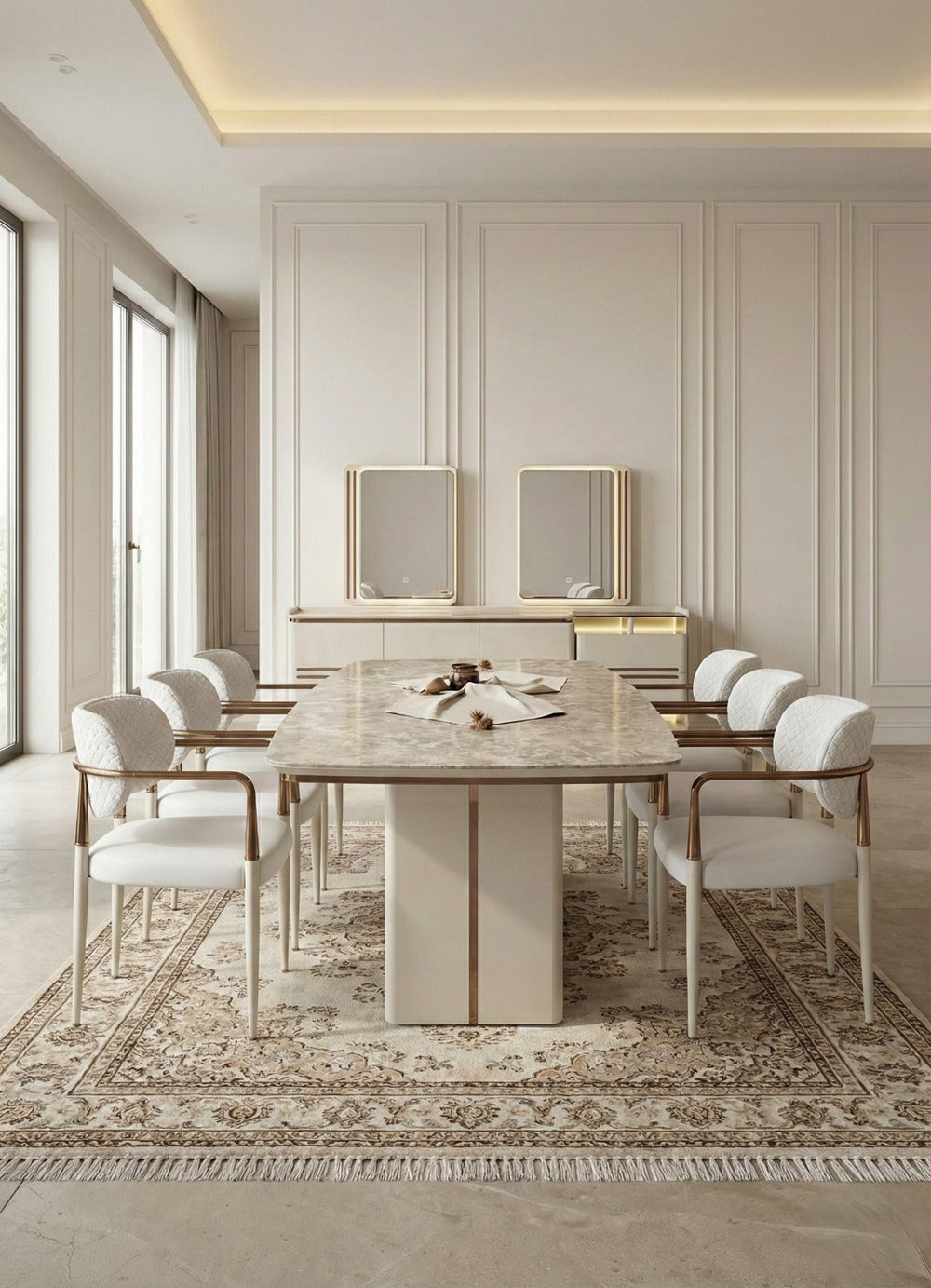 Luna Dining Room (SK) by Netline Interiors