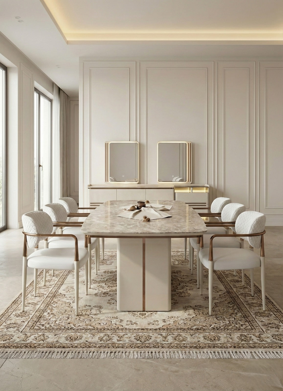 Luna Dining Room (SK) by Netline Interiors