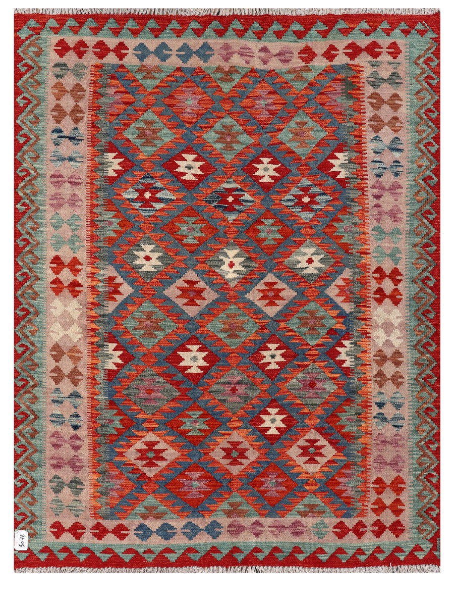 Maimana Afghanistan Kilim Rug - 193 x149 cm