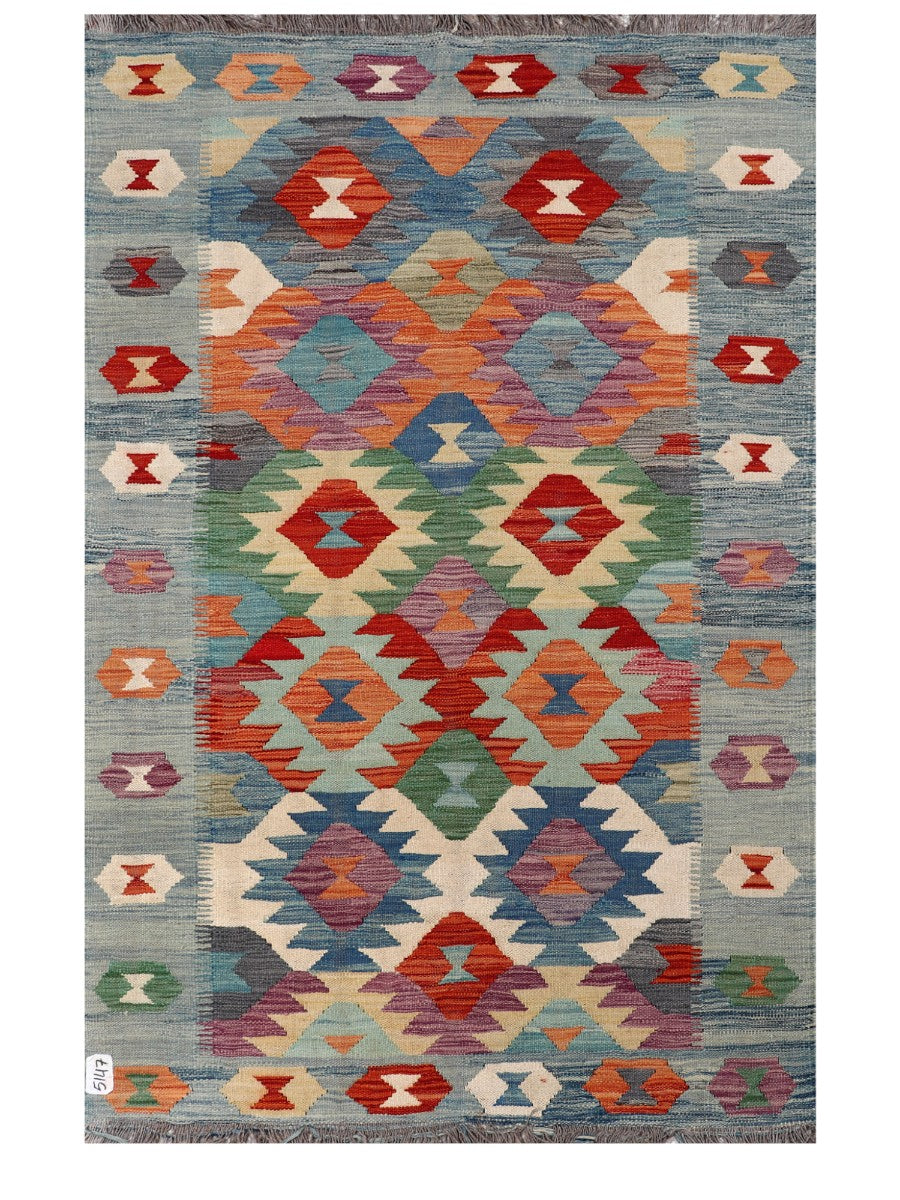 Maimana Afghanistan Kilim Rug - 179 x116 cm