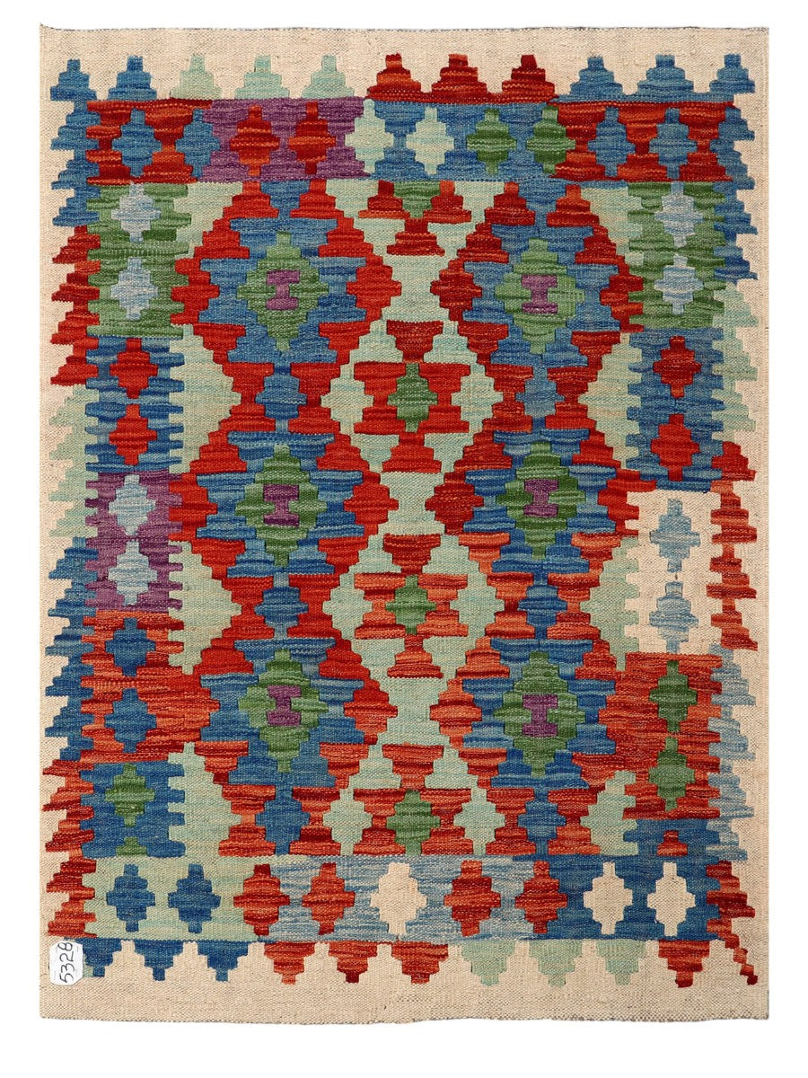 Maimana Afghanistan Kilim Rug - 142 x102 cm