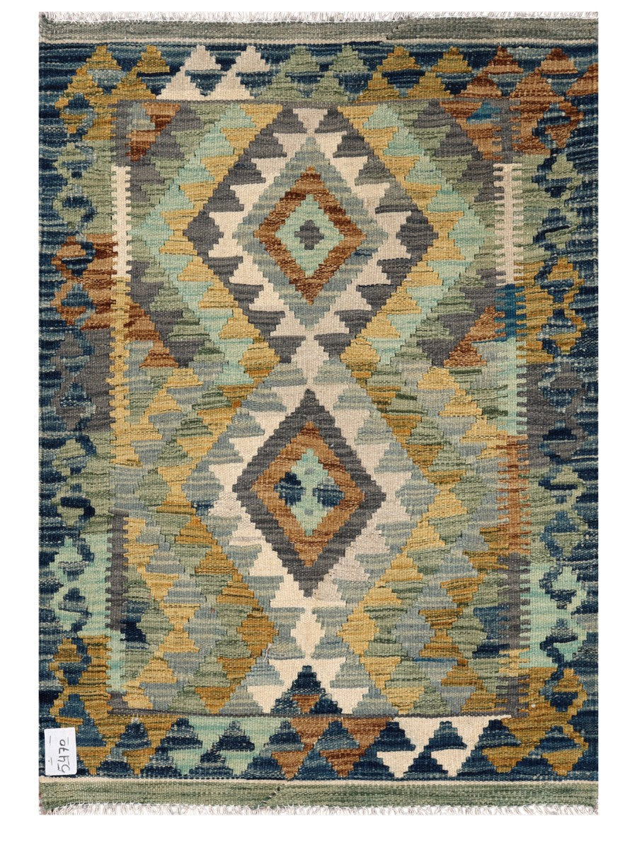 Maimana Afghanistan Kilim Rug - 119 x 83 cm