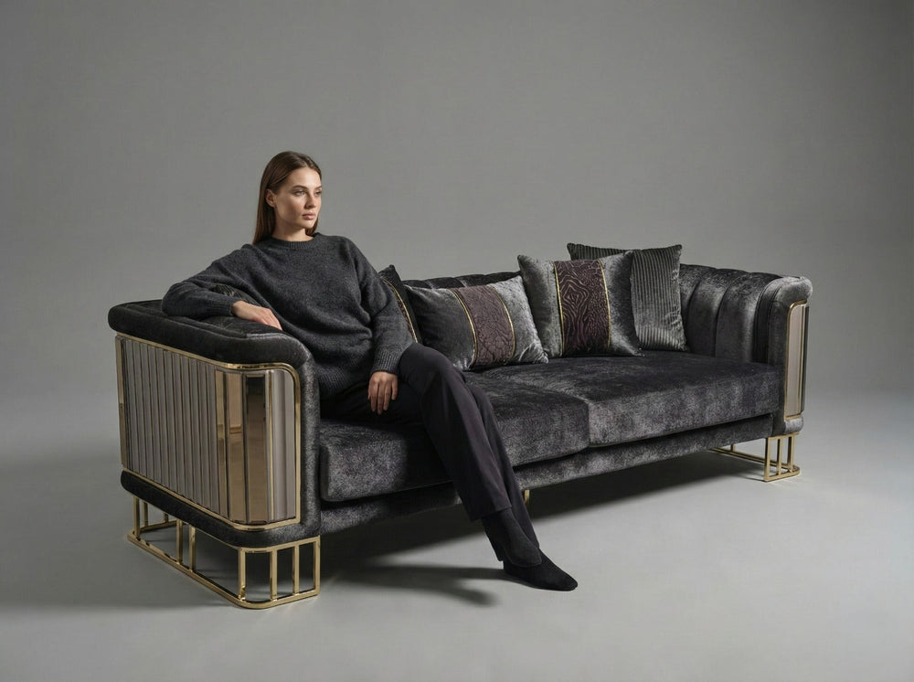 Luxori 3 Seater Sofa (SK) by Netline Interiors