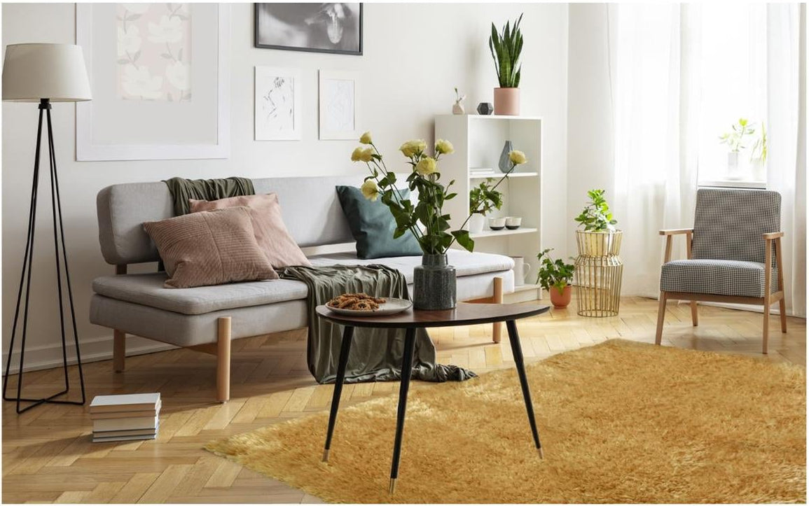 Lagom Ochre Shaggy Rug