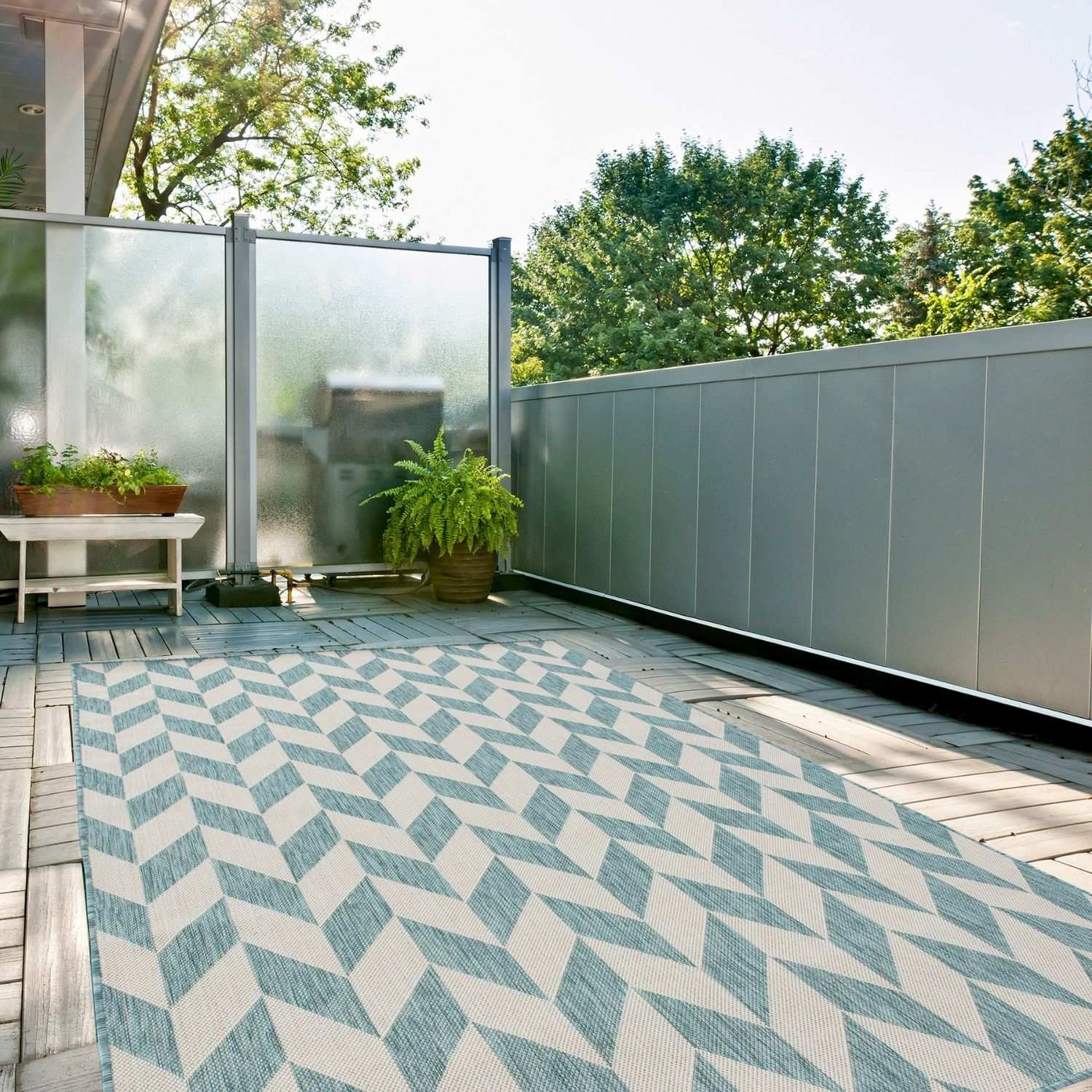 Ecology Outdoor Rug Aqua | 600Aq
