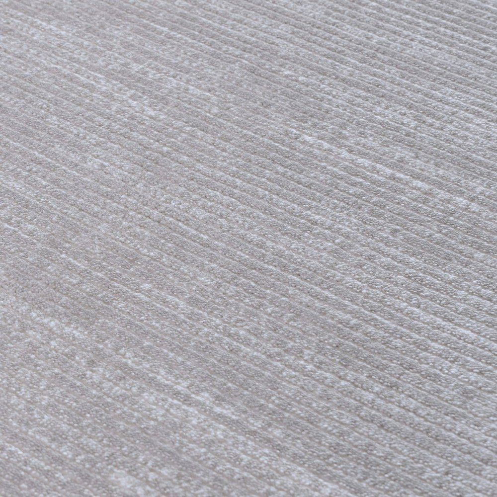 Carmel Grey-Cream Striped Rug – 6020