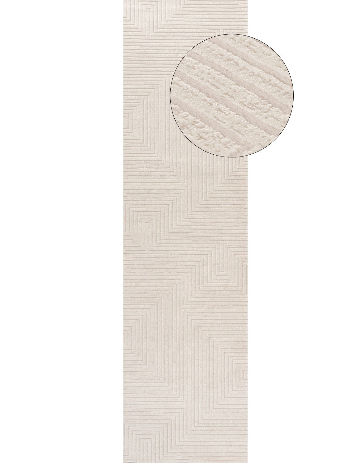 Carmel Cream Geometric Rug | 6040