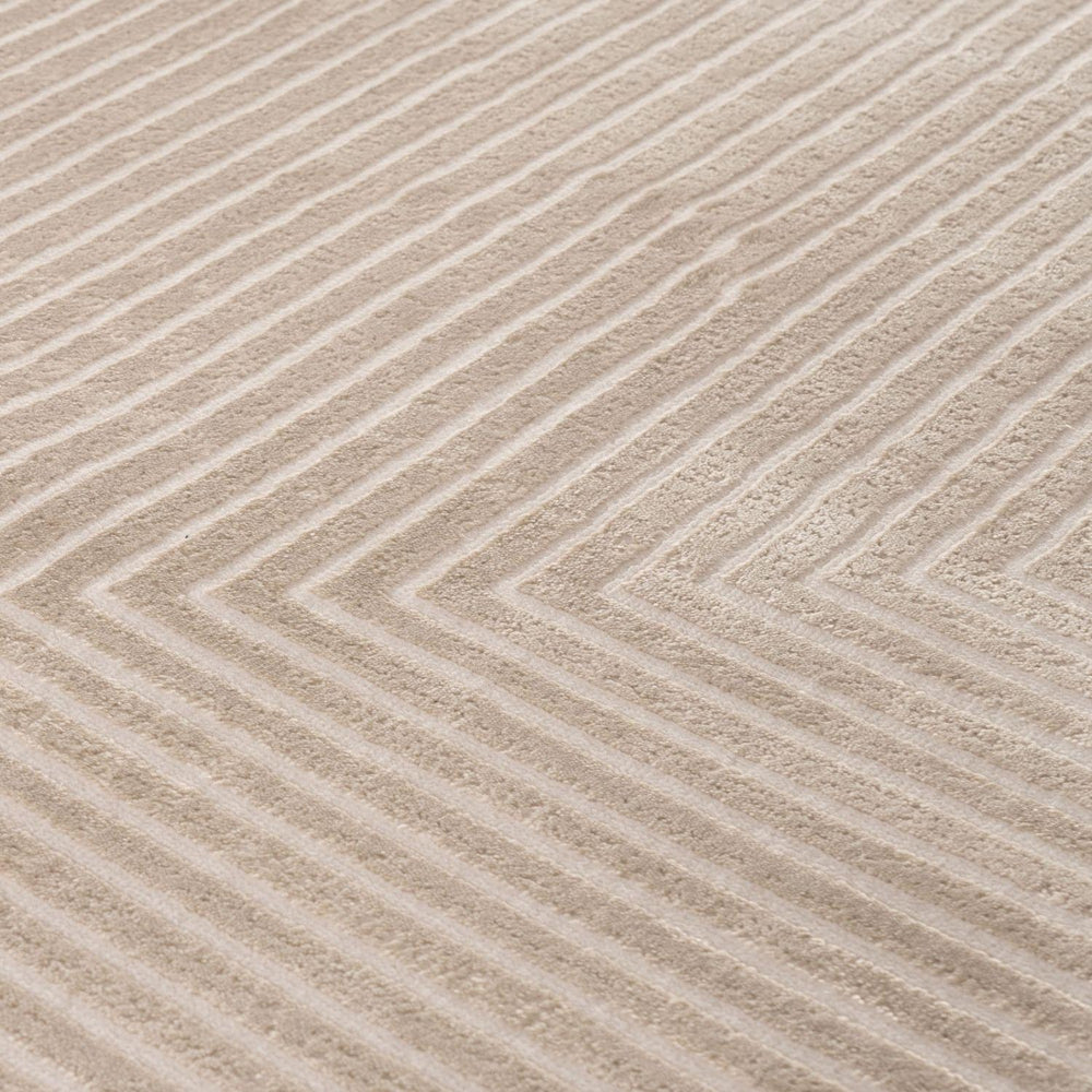 Carmel Beige-Cream Geometric Rug – 6050