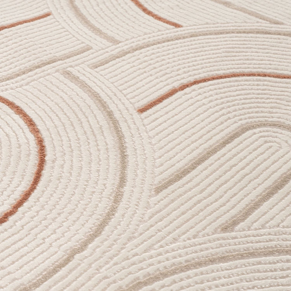 Carmel Cream-Terra Geometric Rug – 6070