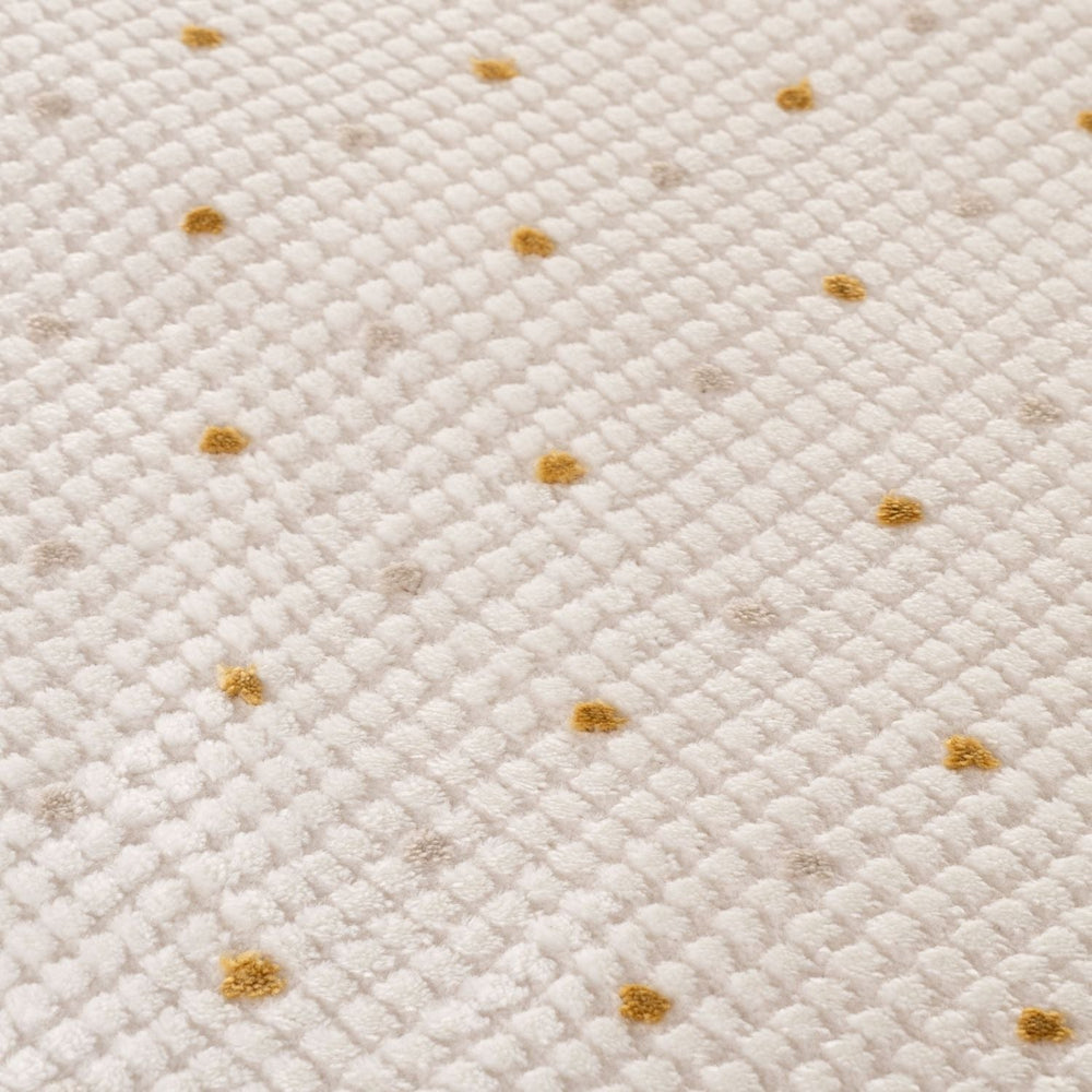 Carmel Cream-Gold Dots Rug – 6080