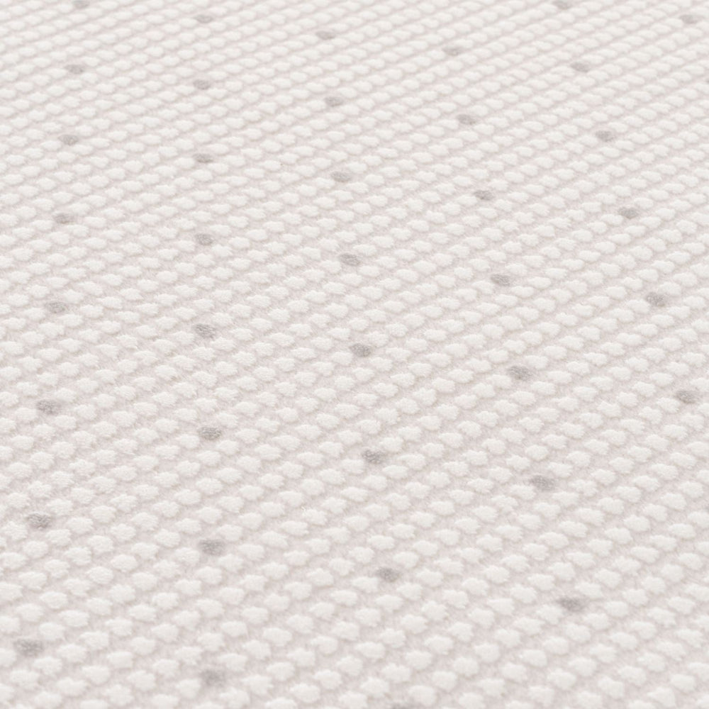 Carmel Cream-Grey Dots Rug – 6080