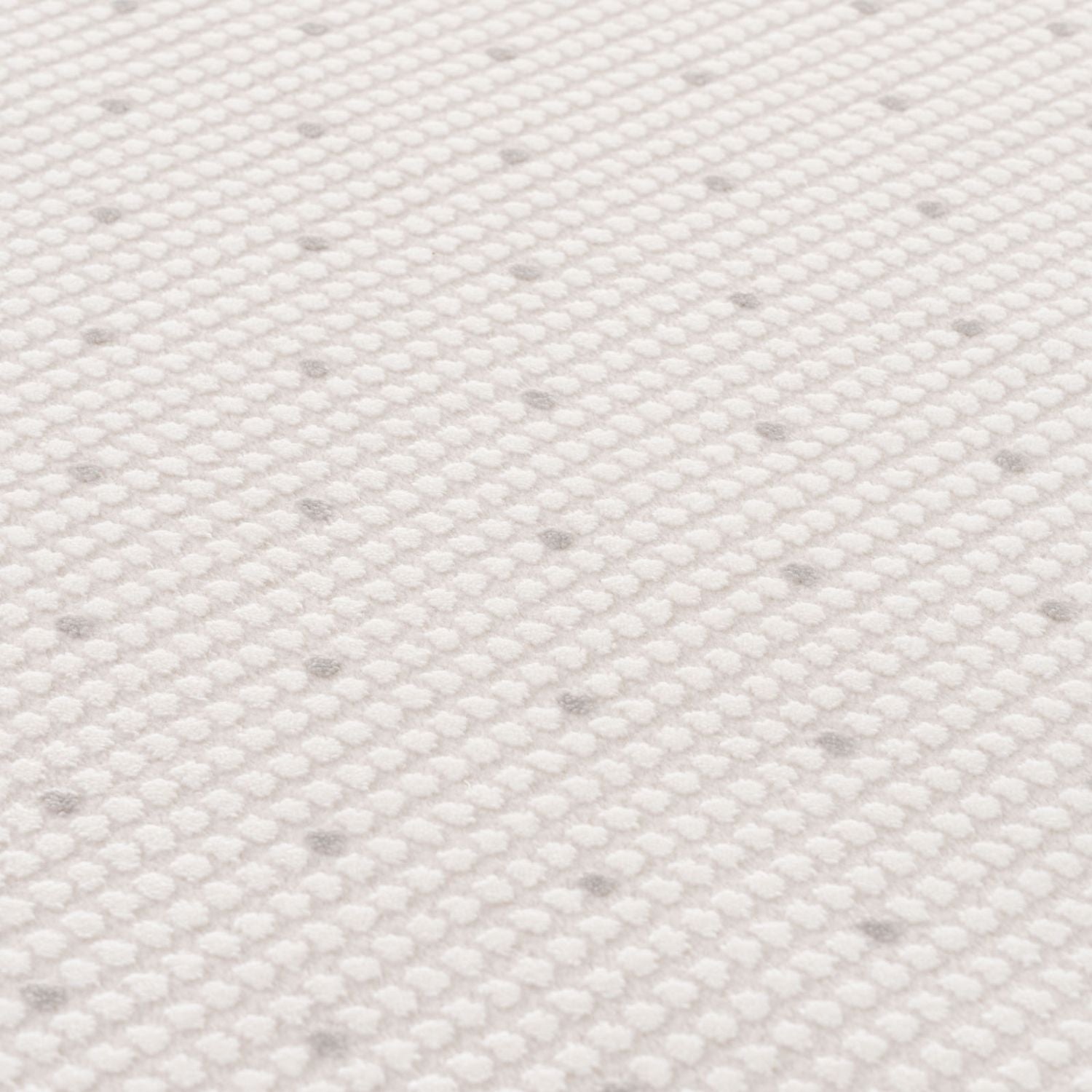 Carmel Cream-Grey Dots Rug | 6080