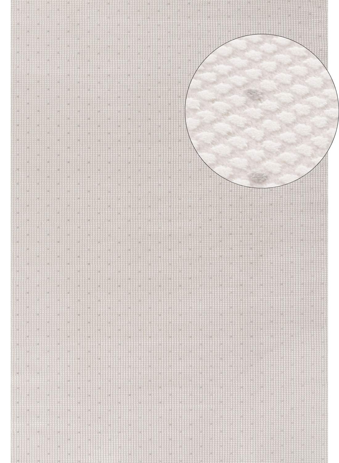 Carmel Cream-Grey Dots Rug | 6080