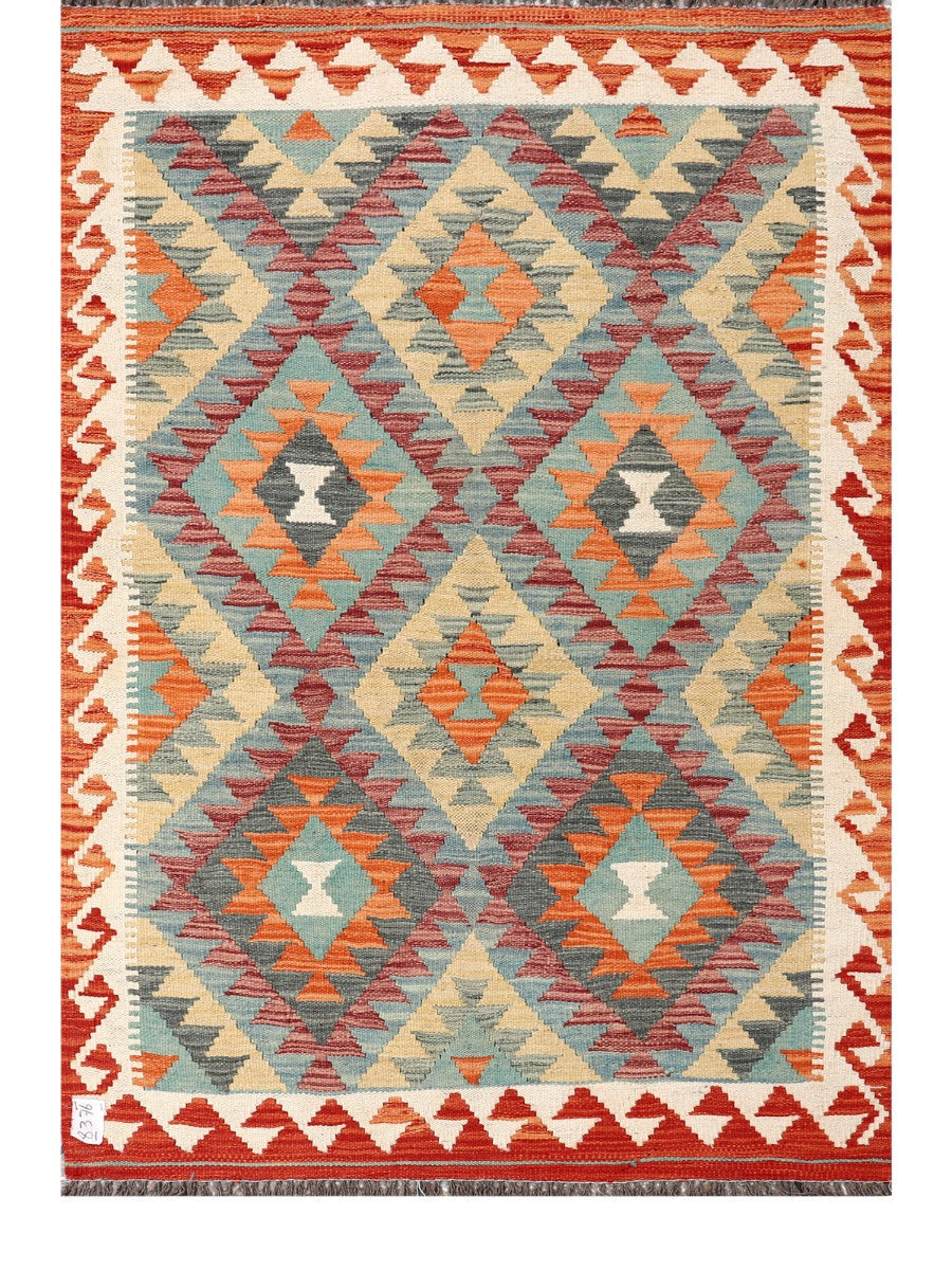 Maimana Afghanistan Kilim Rug - 149 x103 cm