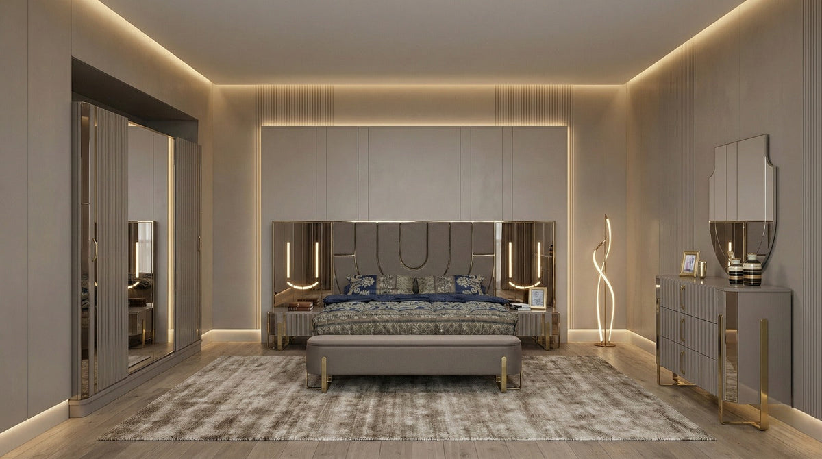 Luxori Bedroom (SK) by Netline Interiors