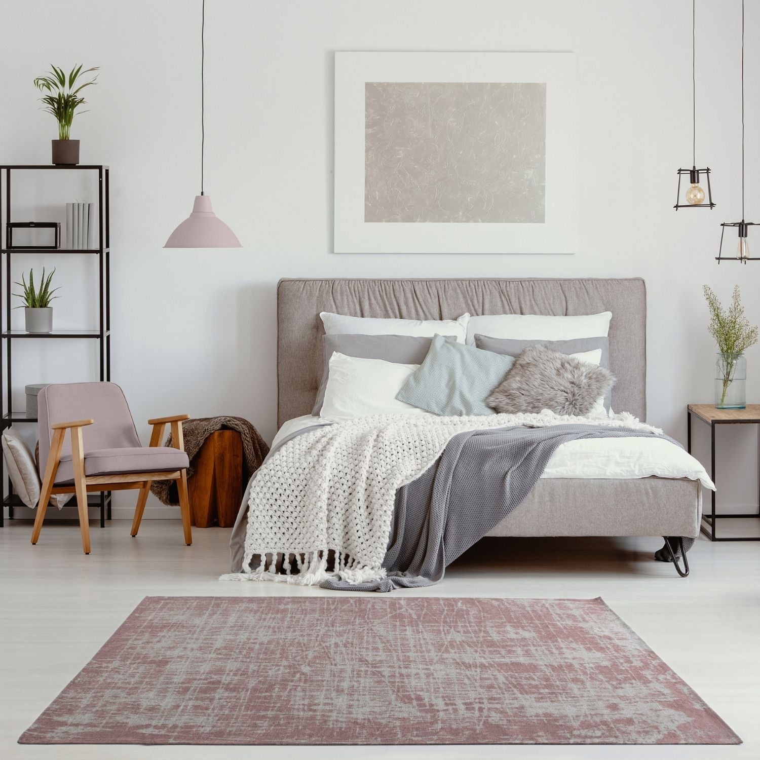 Washable Rug Carina Pink | 6920P