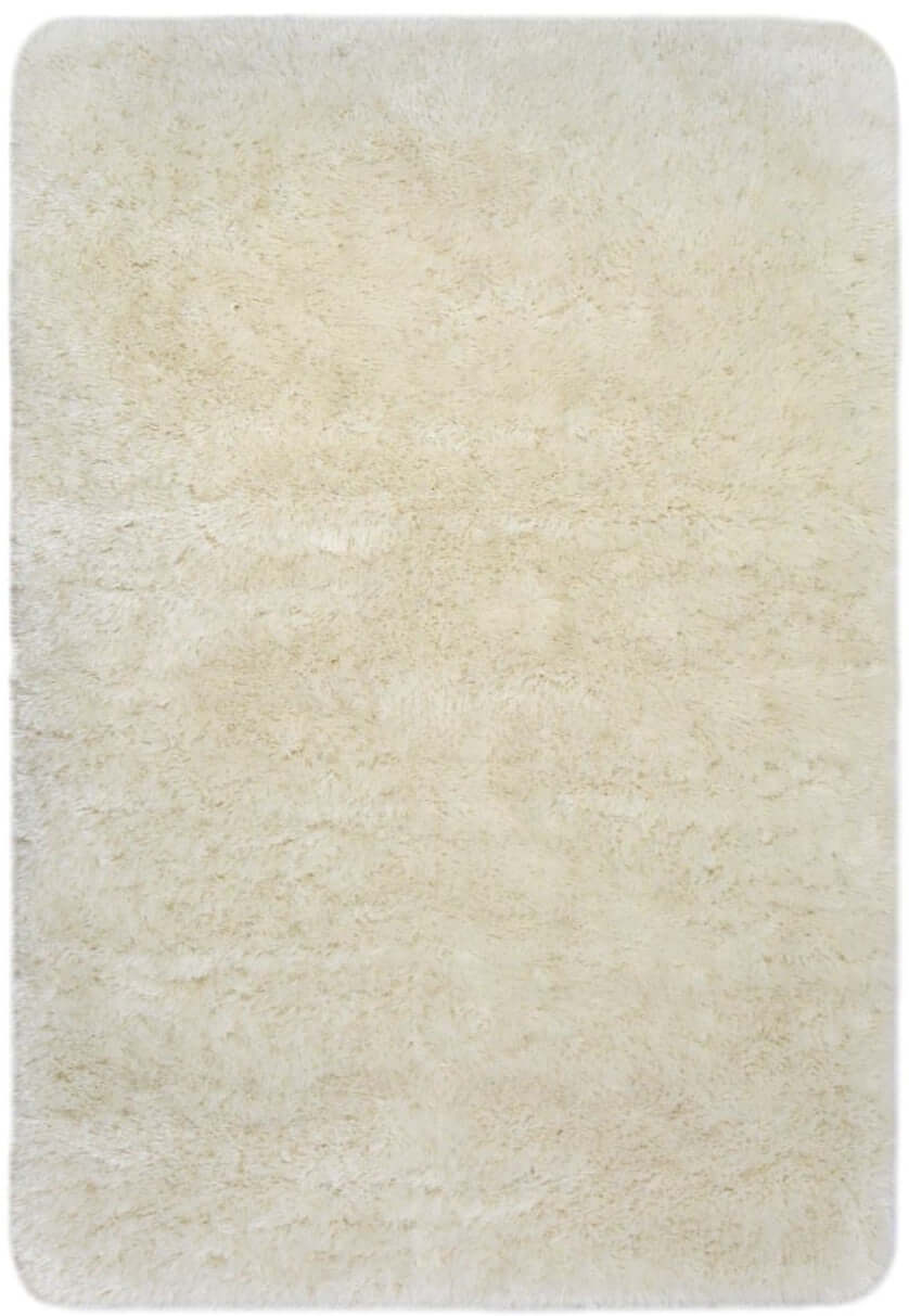 Soft Washable Ivory Shaggy Rug – SA-01