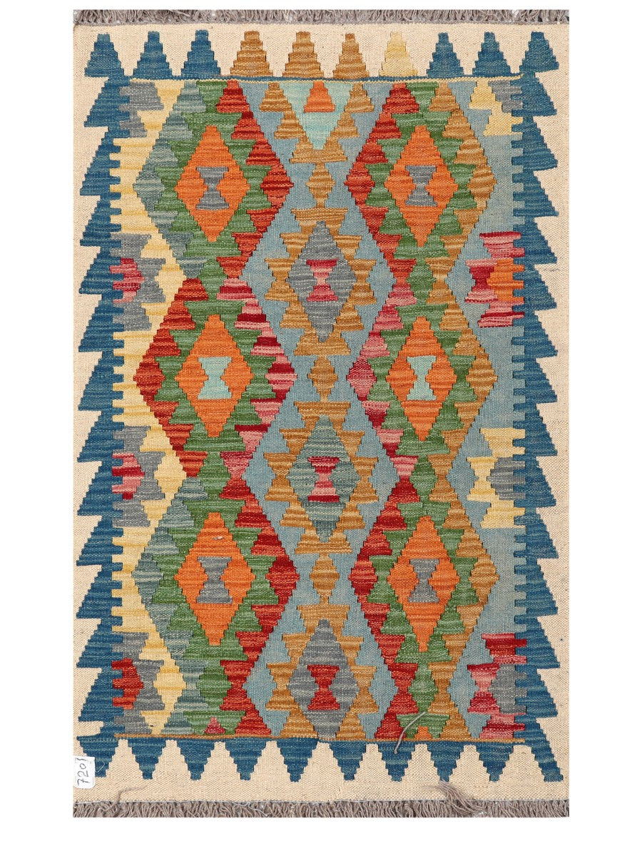Maimana Afghanistan Kilim Rug - 144 x86 cm