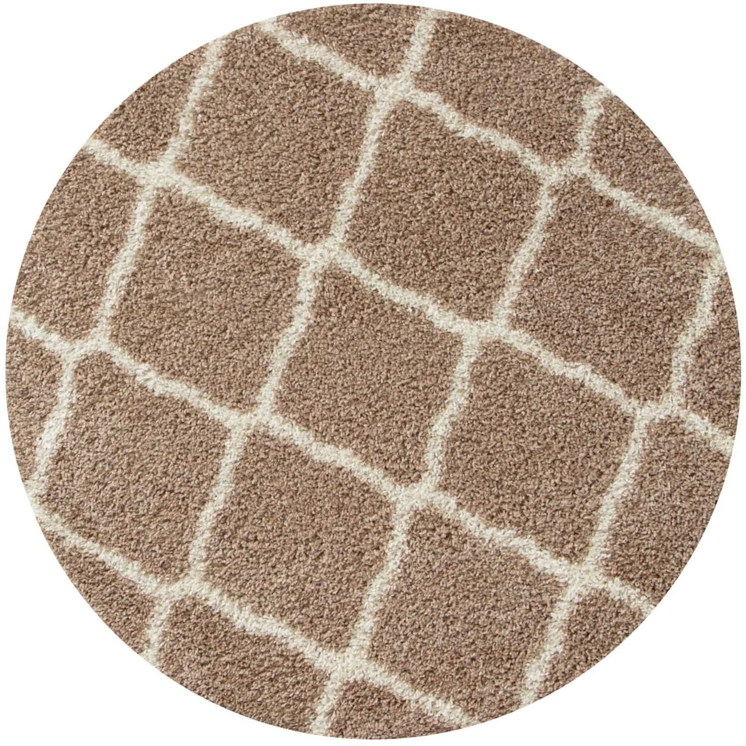 Moroccan Beige Shaggy Rug | 720