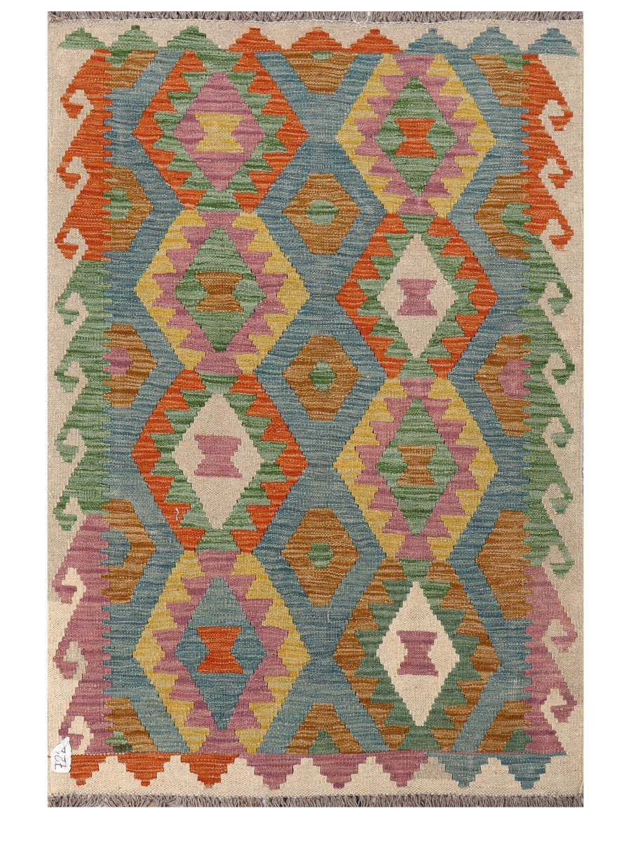 Maimana Afghanistan Kilim Rug - 147 x99 cm
