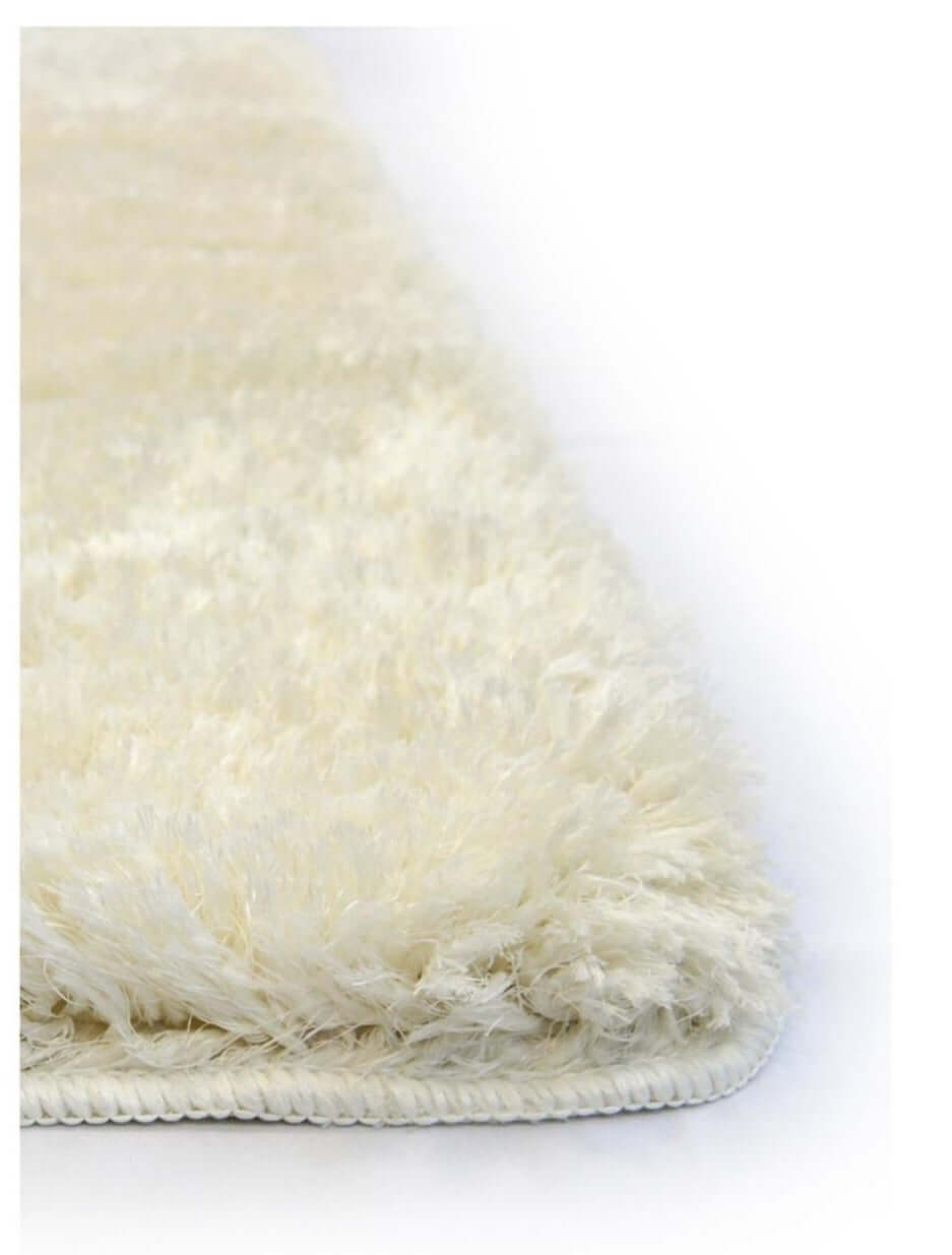 Soft Washable Ivory Shaggy Rug | SA-01