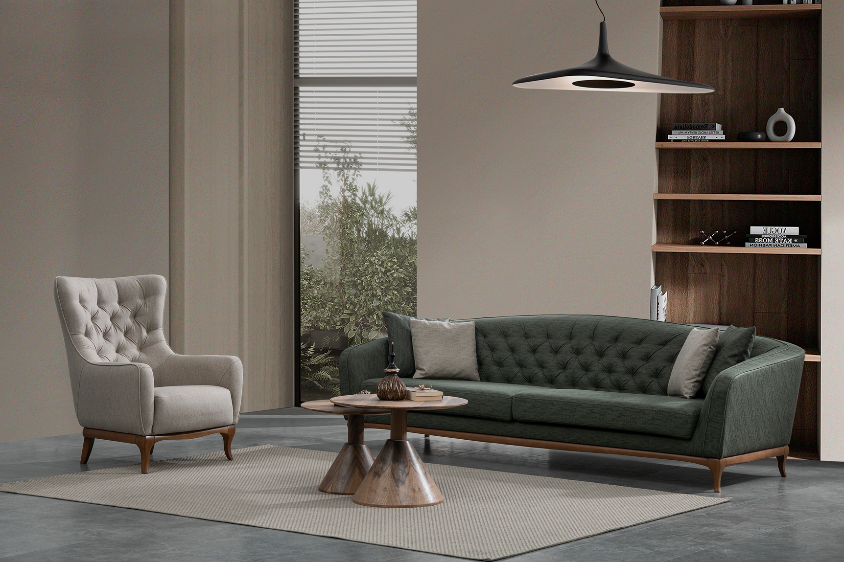 Modern Daniella sofa set by Netline Home Interior featuring plush cushions and sleek design for stylish living room comfort.