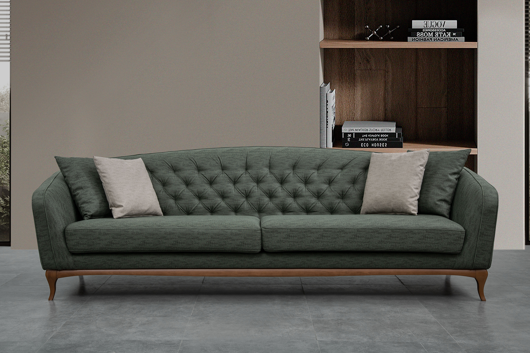 Netline Home Interior Daniella 3 Seater Sofa with stylish design and comfortable cushions for everyday living.