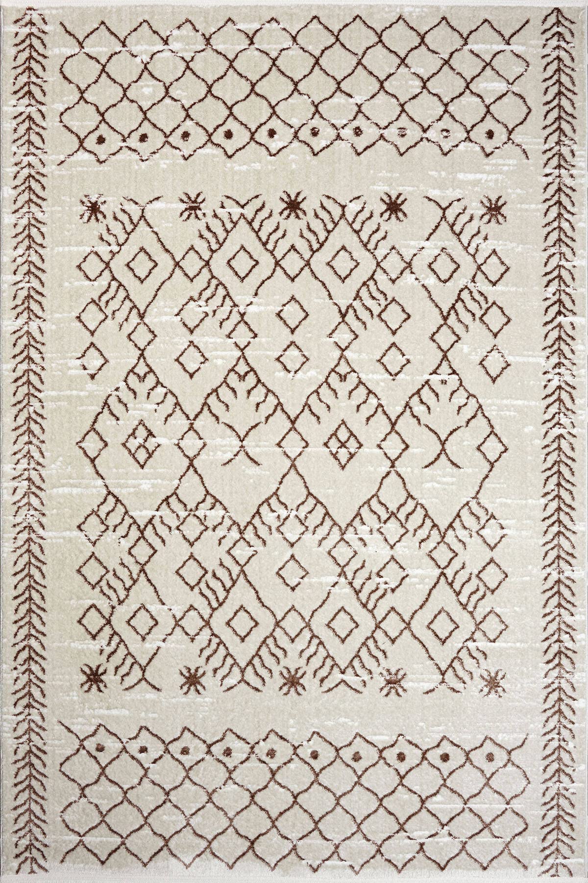 NETLINE HOME Area Rugs For Living Room, Bedroom, Kitchen, Dining Room | Oriental Design Carpet | Soft Medium Pile | Traditional Vintage Rug | Stain Resistant (Pink Cream, 160X230 CM)