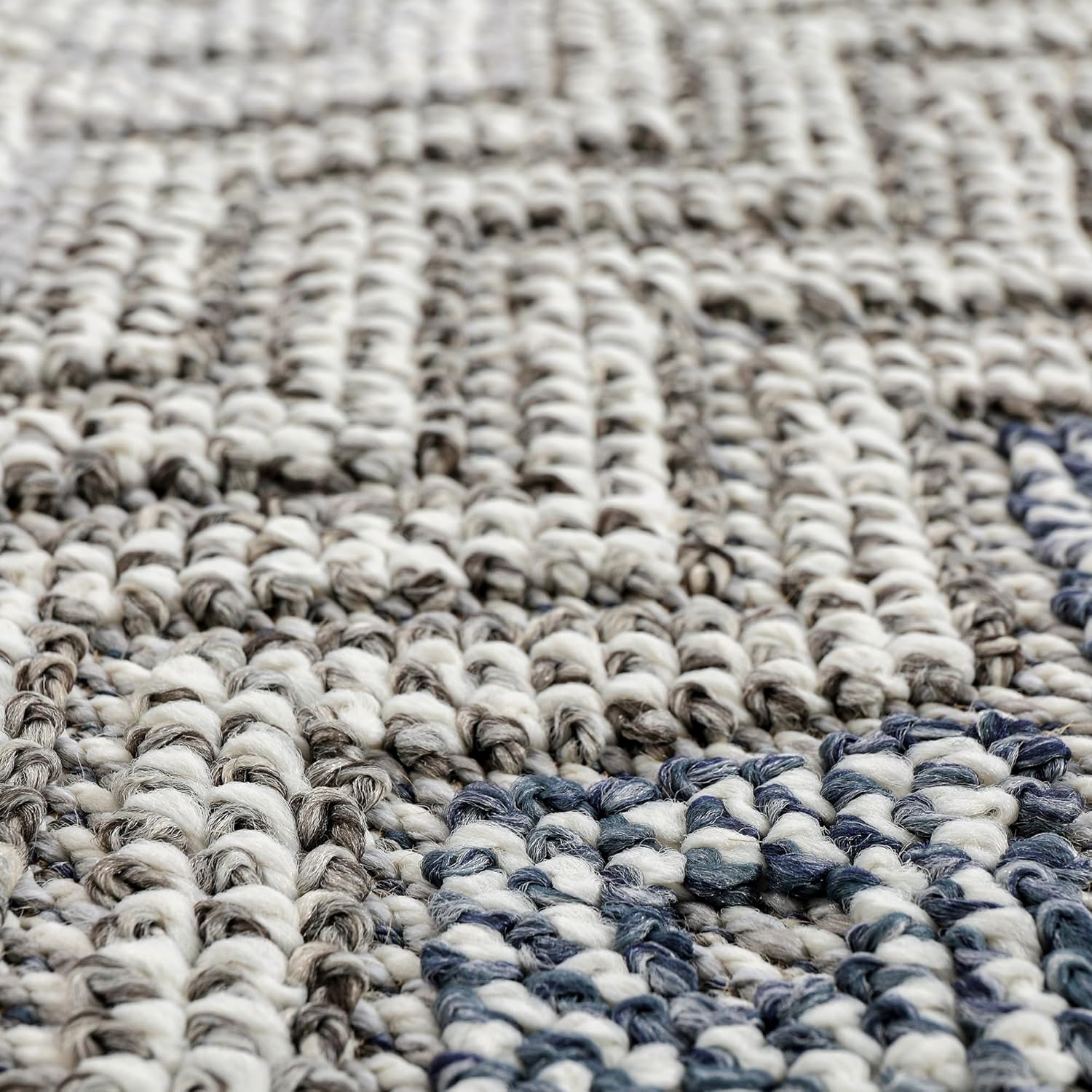 Modern Area Rug for Living Room – Stylish Carpet for Bedroom, Kitchen & Home Decor | Easy to Clean, Non-Shedding & Durable | Kid and Pet Friendly (GRAY IVORY, 80X150)