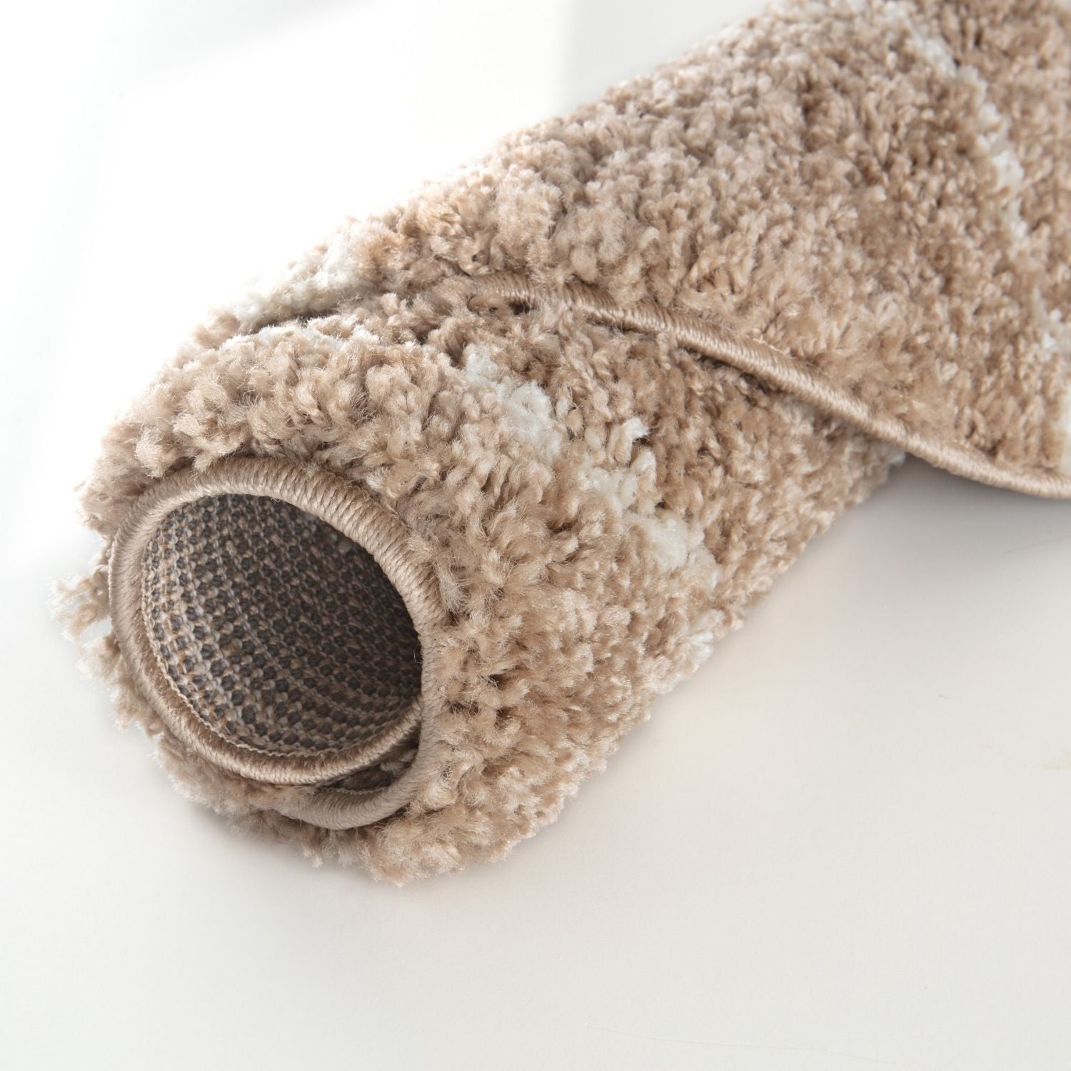 Moroccan Beige Shaggy Rug | 820