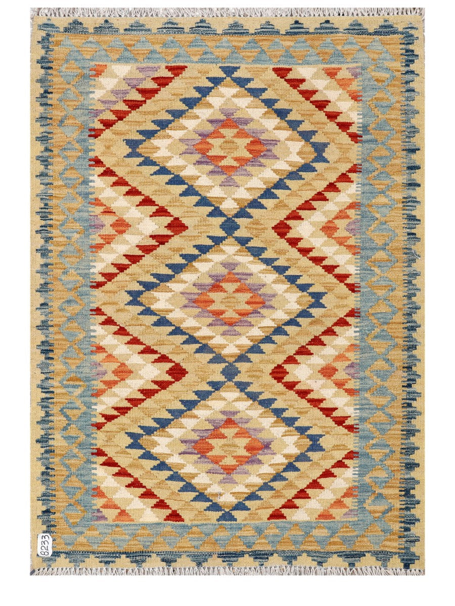 Maimana Afghanistan Kilim Rug - 151 x105 cm