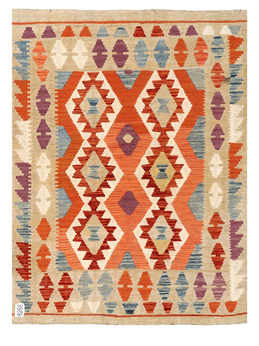 Maimana Afghanistan Kilim Rug - 144 x105 cm