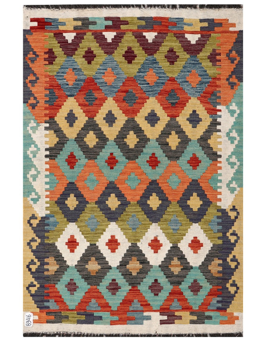 Maimana Afghanistan Kilim Rug - 153 x101 cm
