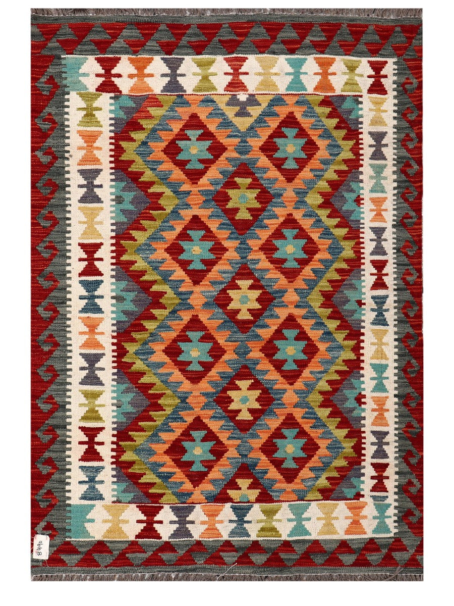 Maimana Afghanistan Kilim Rug - 150 x103 cm