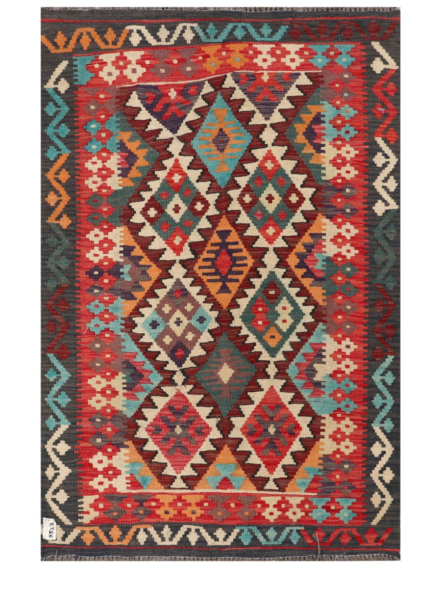 Maimana Afghanistan Kilim Rug - 165 x106 cm