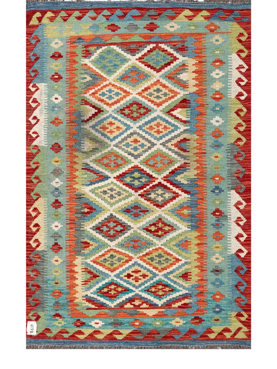 Maimana Afghanistan Kilim Rug - 156 x100 cm