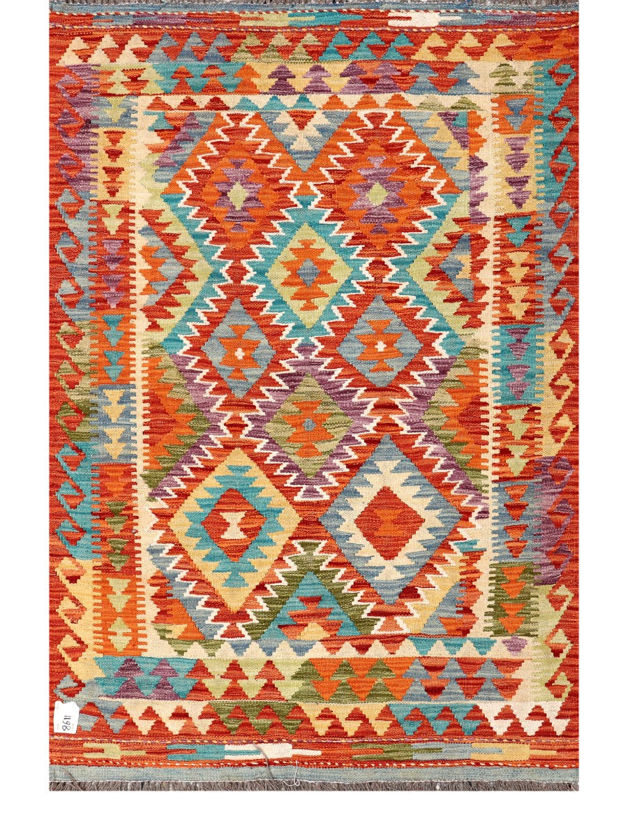 Maimana Afghanistan Kilim Rug - 150 x100 cm