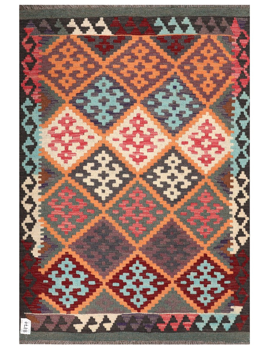 Maimana Afghanistan Kilim Rug - 125 x 85 cm