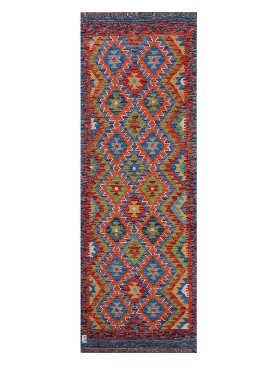 Maimana Afghanistan Kilim Rug - 243 x 83 cm