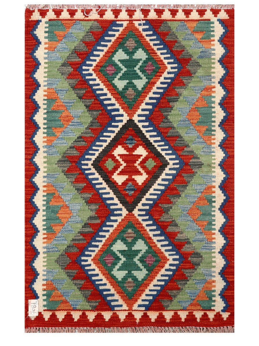 Maimana Afghanistan Kilim Rug - 125 x 80 cm